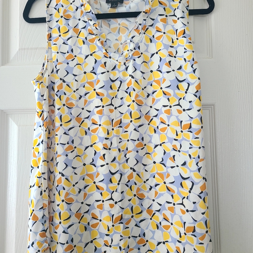 2 party dresses. Size 12. 2 Ann Taylor blouses size M. 2 sleeveless blouses M